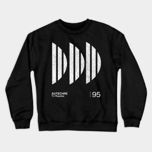 Autechre / Minimal Graphic Design Artwork Crewneck Sweatshirt